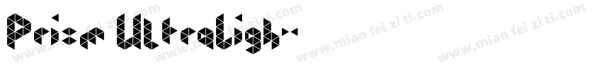 Prism UltraLigh字体转换